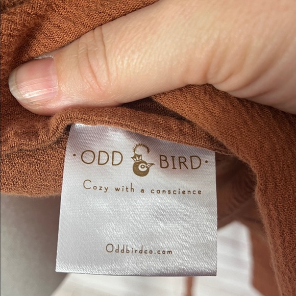 Women's Rust Wrap Top - Picture 8 of 10